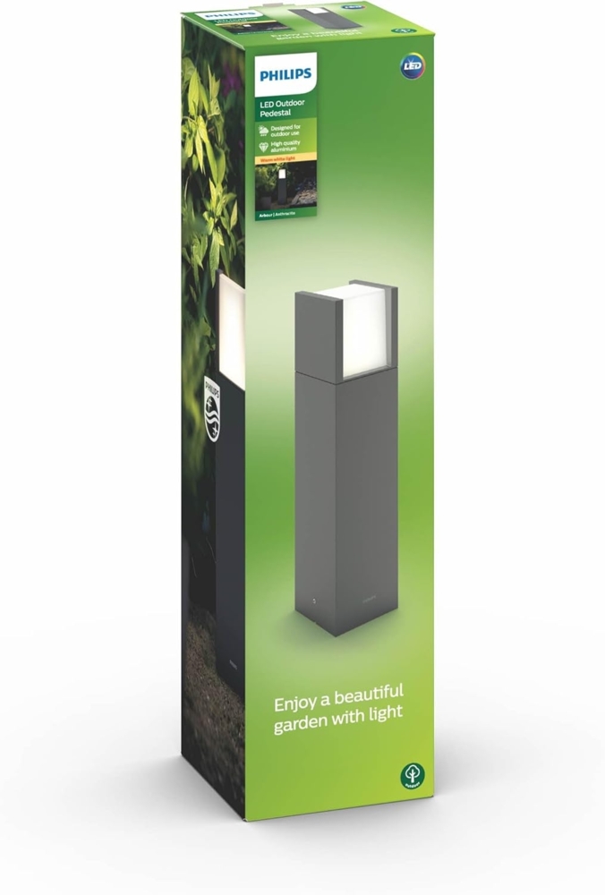 Philips myGarden LED Sockelleuchte Arbour 6 W Anthrazit 164629316 Bild 1