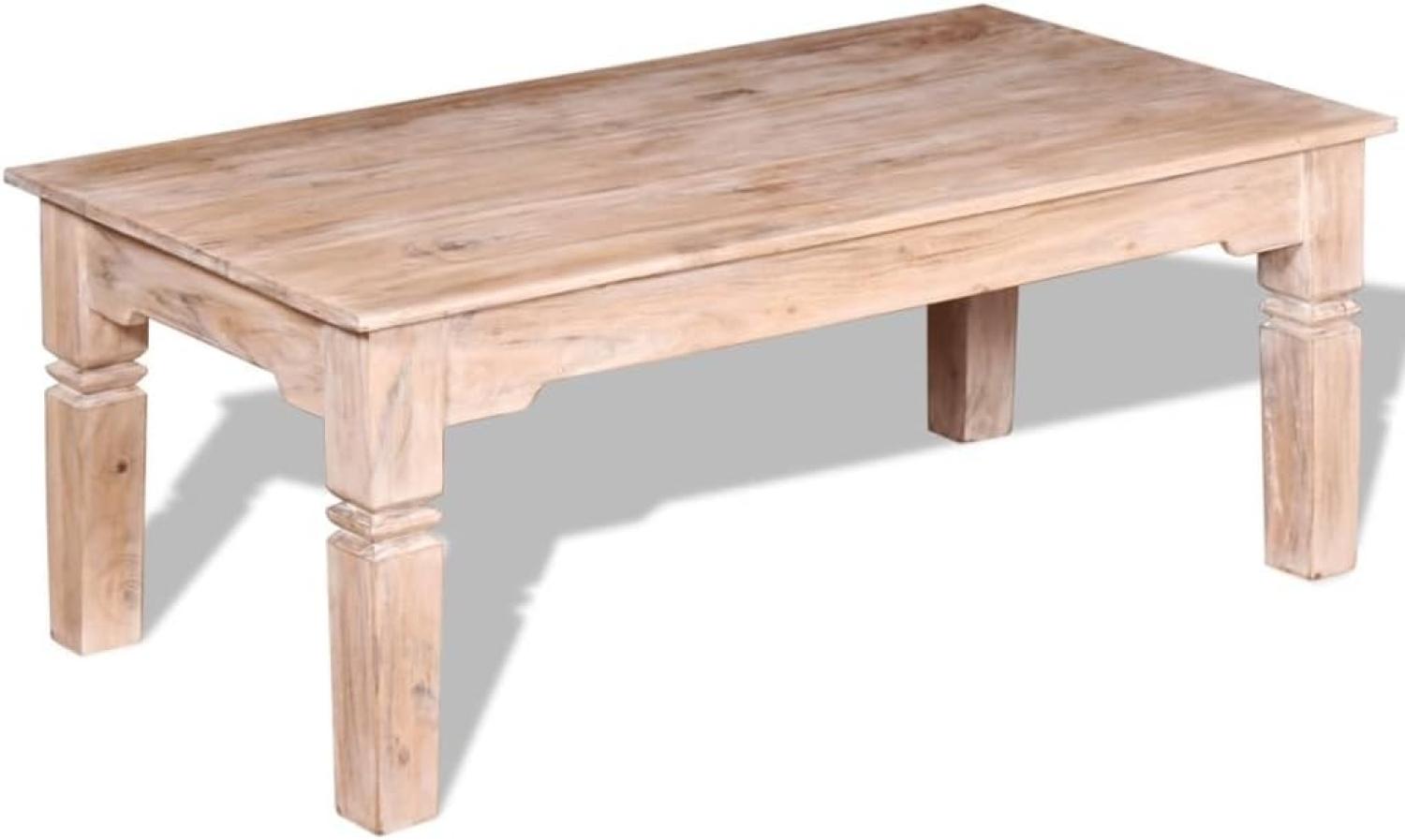 vidaXL Couchtisch Akazienholz 110x60x45 cm 244051 Bild 1