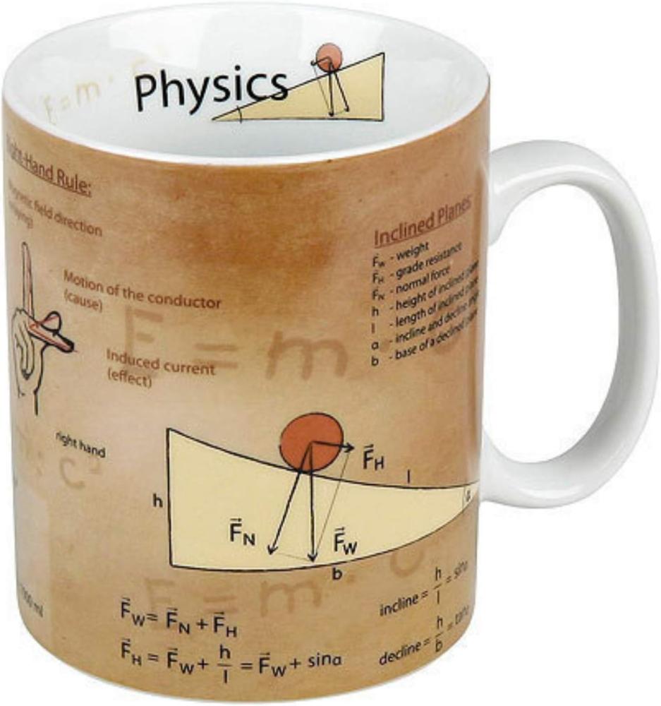 Könitz Physics Wissensbecher Englisch, Becher, Tasse, Kaffeetasse, Porzellan, 460 ml, 11 1 330 2062 Bild 1