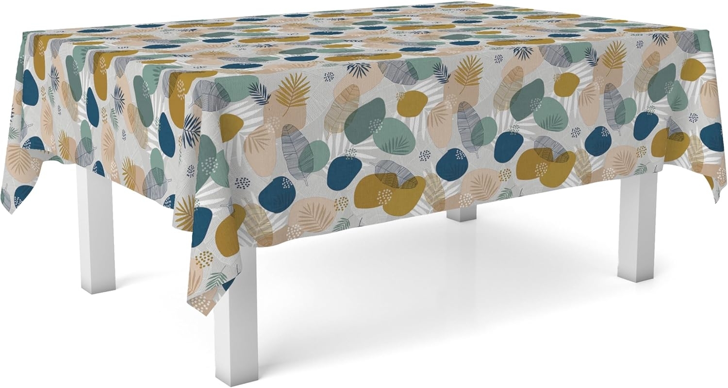 Martina Home Wachstuch-Tischdecke, Tormes, Grün, 180x140 cm Bild 1