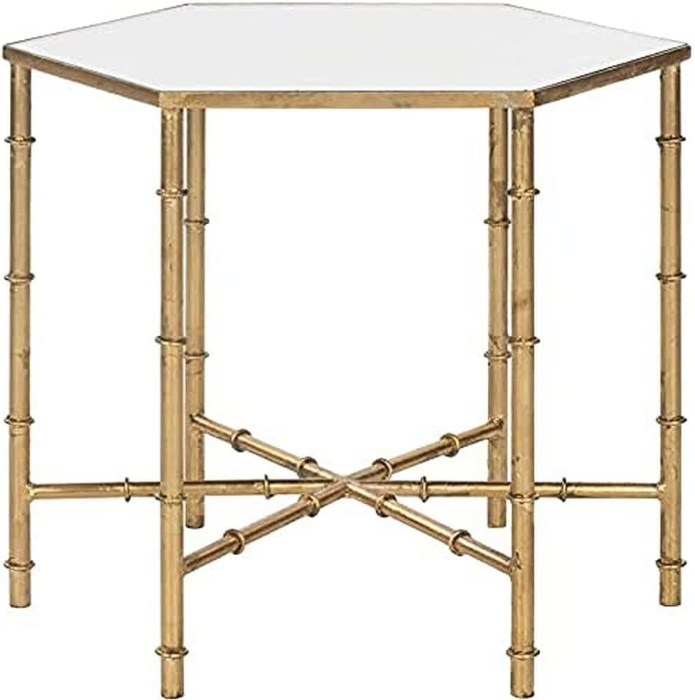 Safavieh Akzenttisch, Metall, Gold/Spiegel, 50 x 43 x 43.18 cm Bild 1