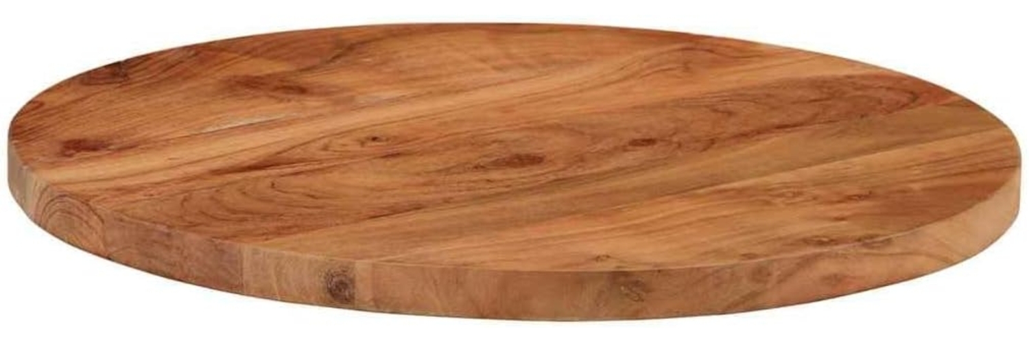 vidaXL Tischplatte Ø 40x3,8 cm Rund Massivholz Akazie 370047 Bild 1