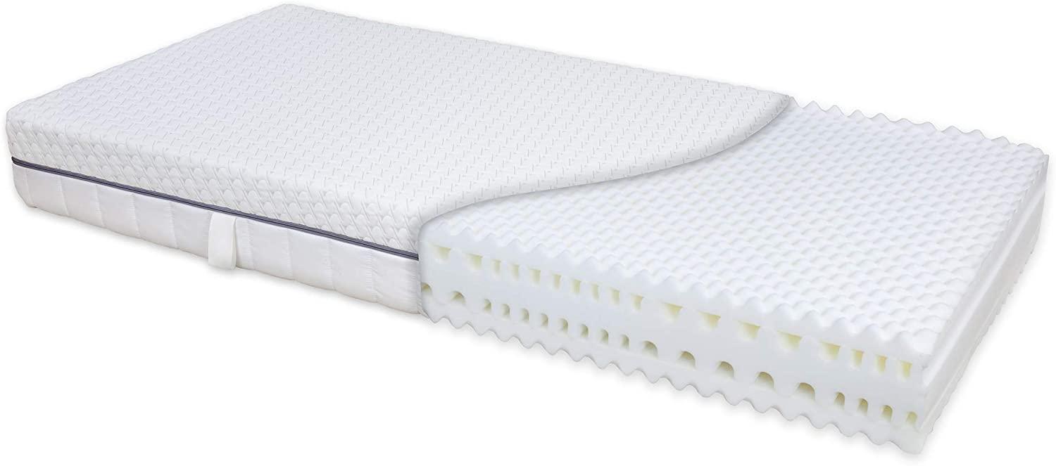Arensberger KINGSIZE Matratze, 11 Zonen, 24cm Höhe, 3D Schichten mit Komfort-Belüftung 140x200 cm Bild 1
