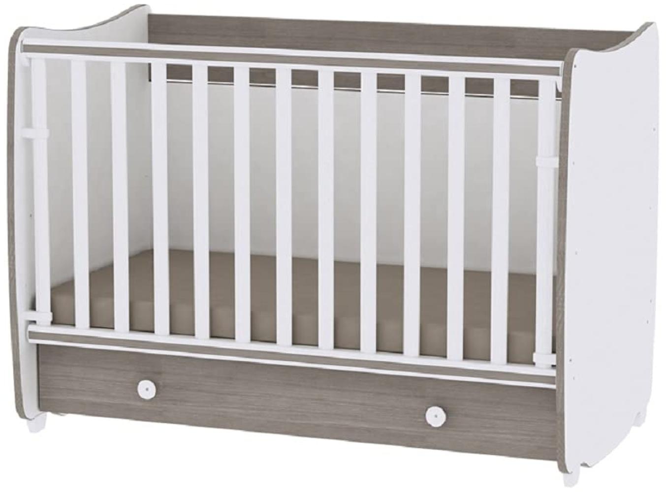 Lorelli 'Dream' Babybett 60x120 cm umbaubar, mit Schaukelfunktion braun Bild 1