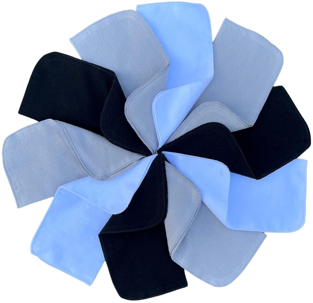 Babymajawelt Waschlappen Extra Weiche Baby Waschlappen Molton Tücher 25x25cm, Baumwolle (10-St), Nachhaltig, DIY-Feuchttücher, Wiederverwendbar, Babyausstattung Bild 1
