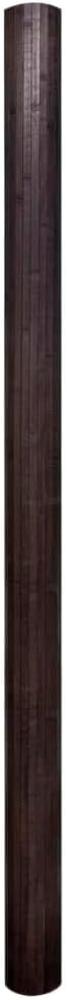 vidaXL Raumteiler Bambus Dunkelbraun 250x165 cm 241669 Bild 1
