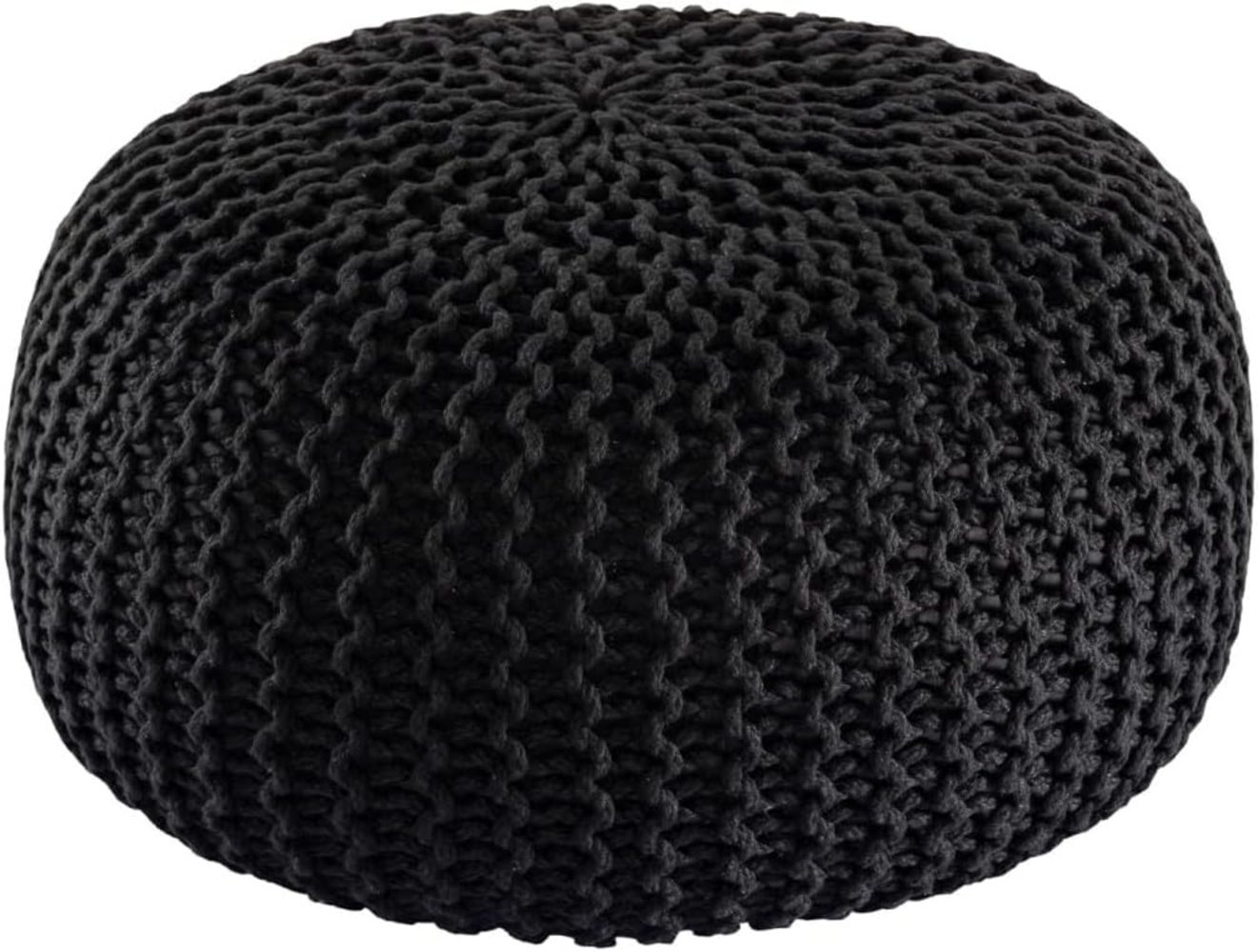 Amagohome Sitzhocker Pouf Outdoor ø 55 o. 45cm Bodenkissen Sitzpouf Hocker wetterfest pfleg Bild 1