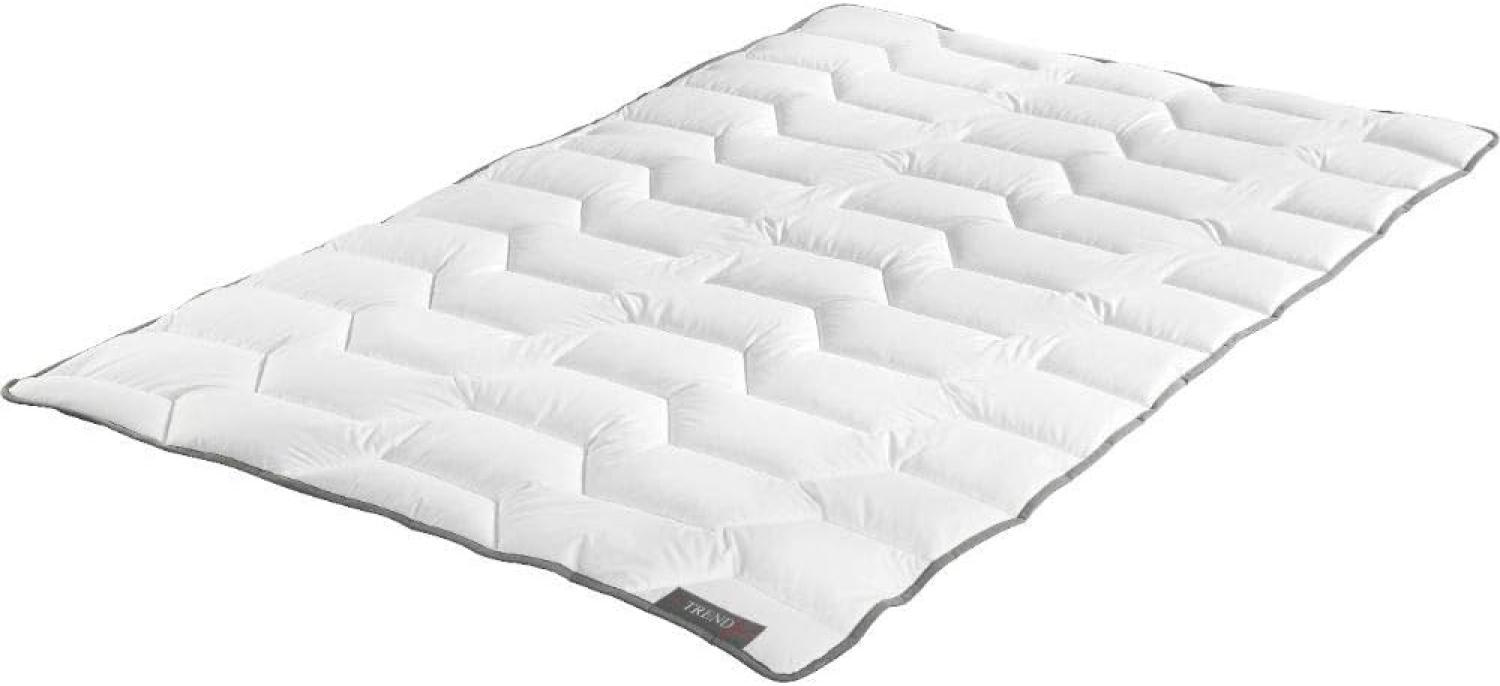 Badenia Bettcomfort Duo Winterdeckesteppbett Trendline Basic Kochfest, 140x220 cm, weiß Bild 1