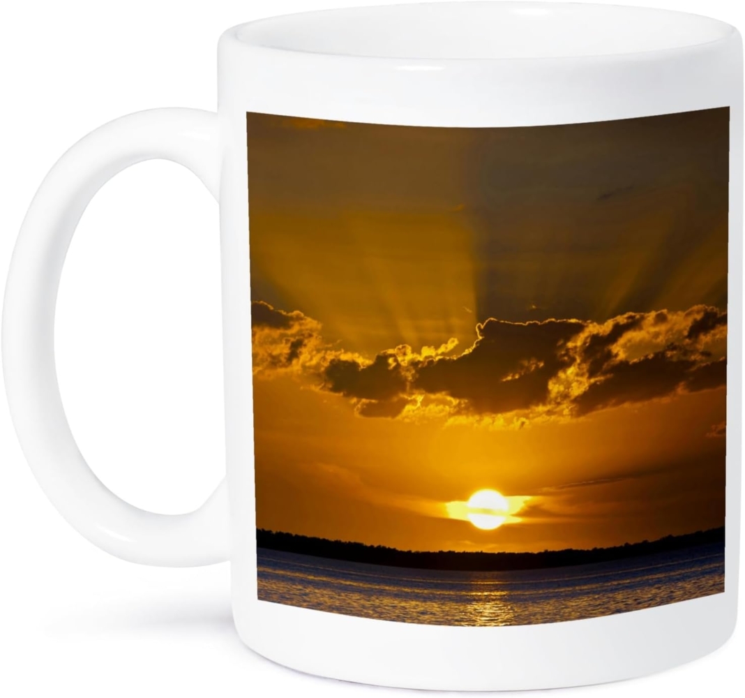 3dRose USA, Florida, Sunset auf Key West = rdu0002 Richard Duval Tasse, 15 Oz, Keramik, 11,43 x 8,45 x 12,7 cm Bild 1