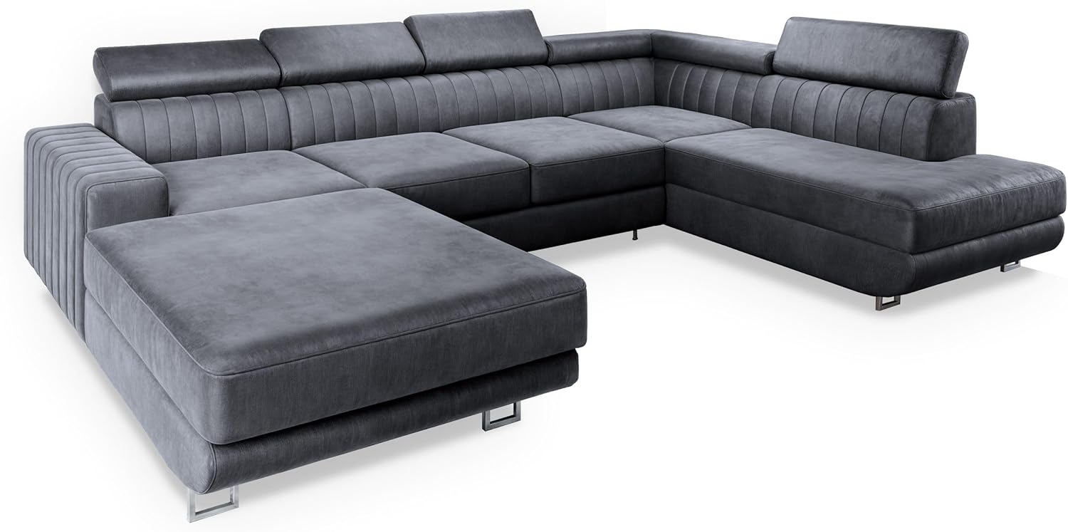 Masseno Ecksofa SIENA mit Schlaffunktion U-Form, Sofa mit Bettkasten Bild 1