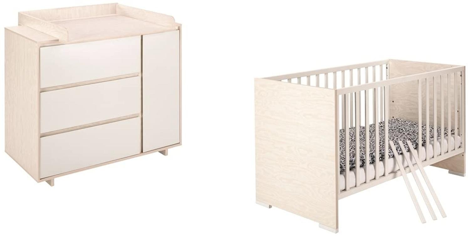 Schardt 'Capri White' 2-tlg. Babyzimmer-Set, breit Bild 1