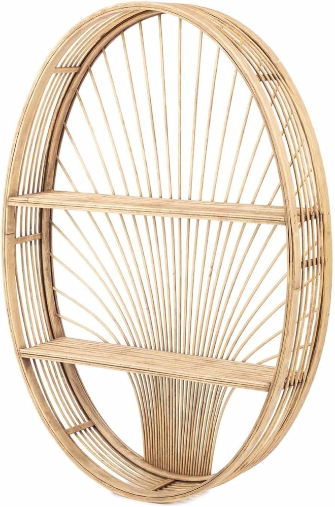 KidsDepot Messa Rattan Wandregal Holz natur Bild 1