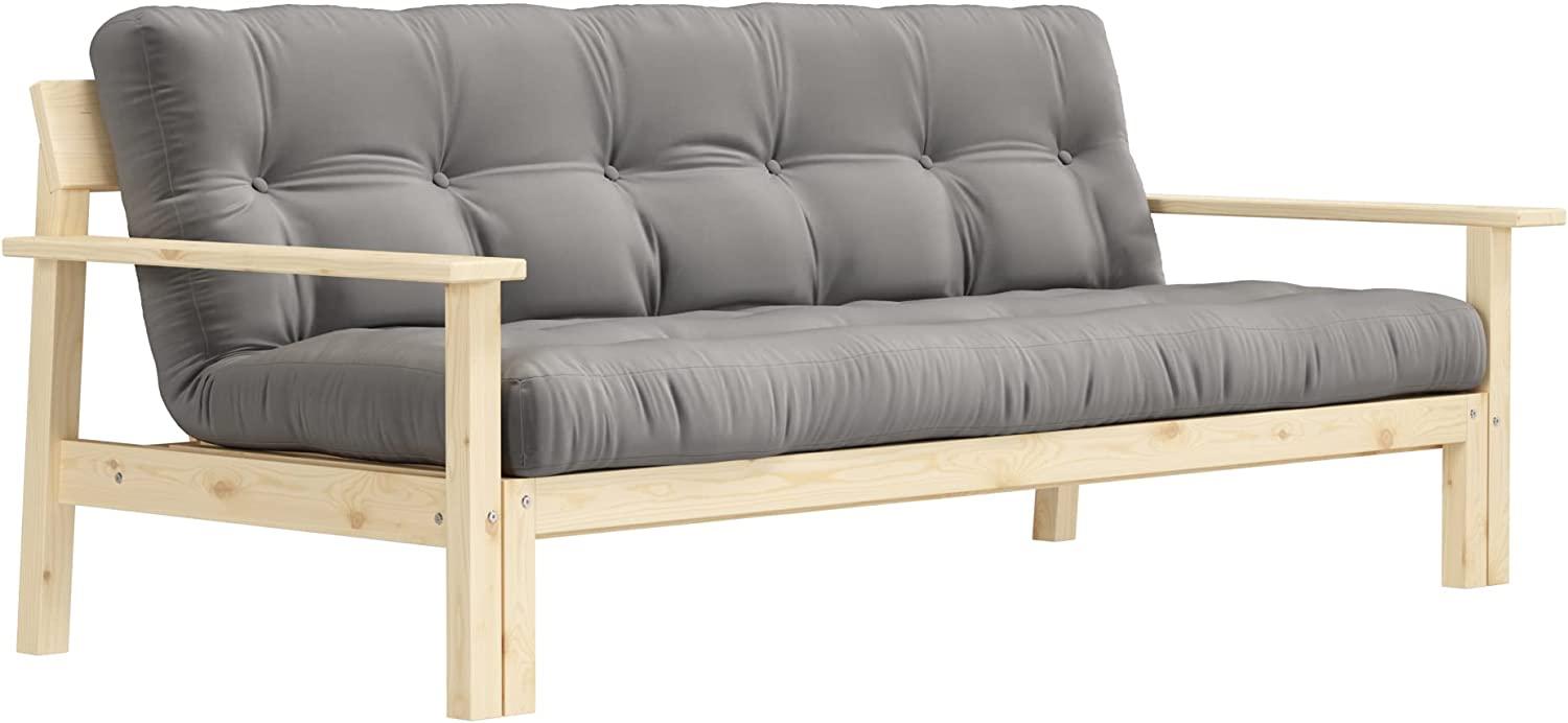 Schlafsofa UNWIND - Matratze Grey / Gestell Natur - Karup Design Bild 1