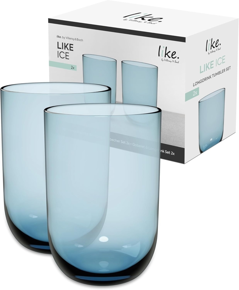 like. by Villeroy & Boch Like Glass Longdrinkbecher 385 ml 2er Set Ice - DS Bild 1