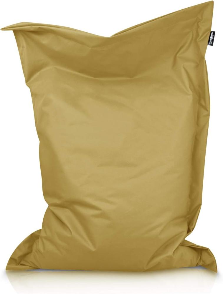 BuBiBag XXL Sitzsack, Outdoor Sitzsäcke für Kinder und Erwachsene, Bodenkissen Beanbag Fatboy wetterfest (Sand 220x120 cm) Bild 1