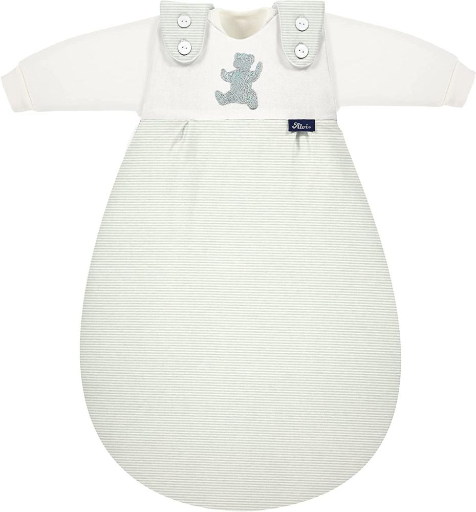 Alvi Baby-Mäxchen Schlafsack 3tlg. Organic Cotton Smoky Stripe 74/80 Bild 1
