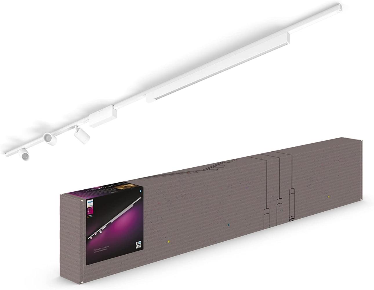 Philips Hue Perifo Ceiling Set - 3 Cylinder Spots + Lightbar - White Bild 1