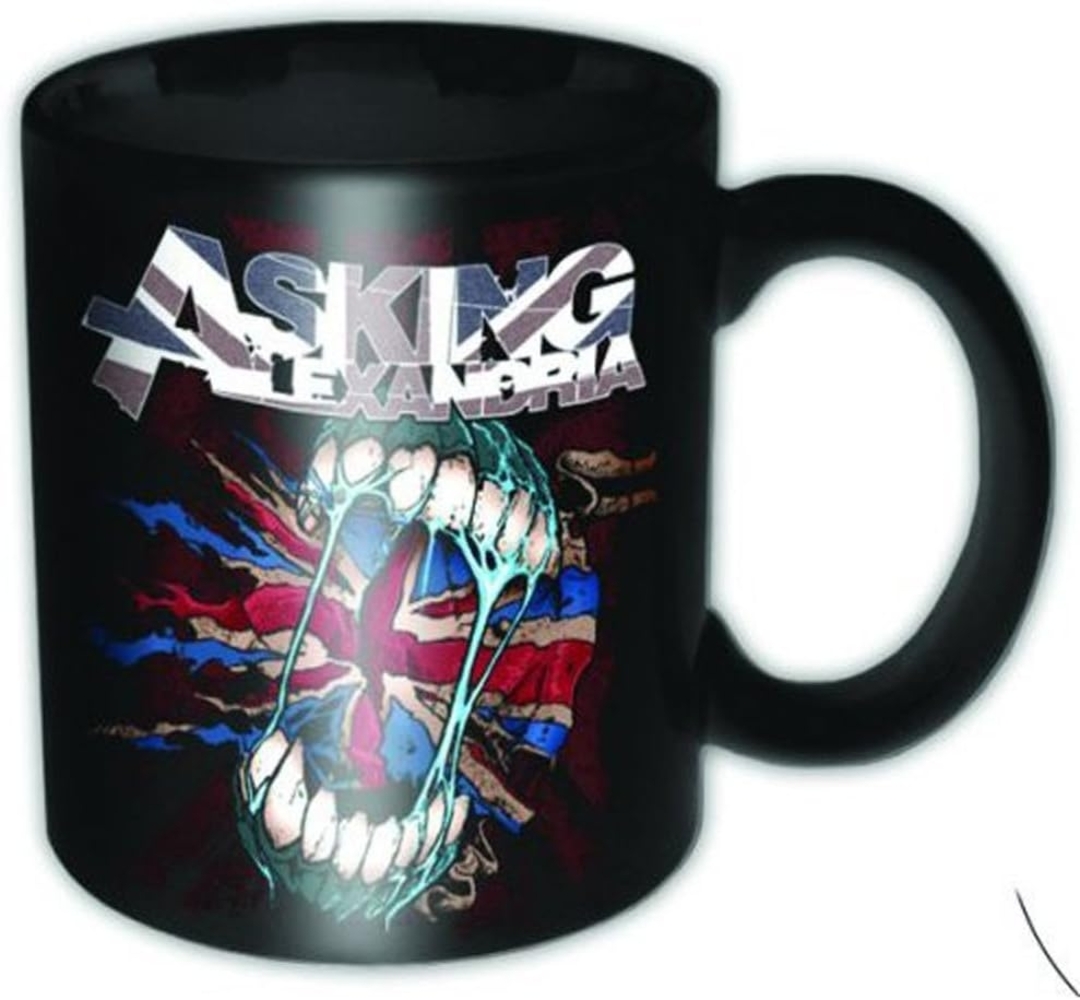 empireposter Asking Alexandria Flag Eater Keramik Tasse Mug Becher Ø8,5 H9,5 cm Bild 1