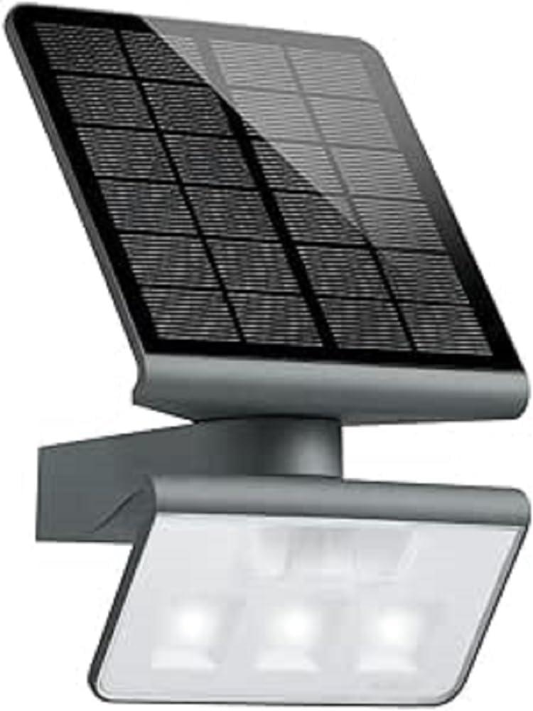 Steinel 'Xsolar L-S ONE' LED-Außenwandleuchte mit 140° Bewegungsmelder, Kunststoff anthrazit, 2500 mAh Bild 1