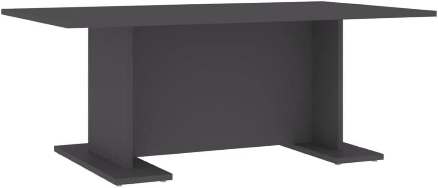 vidaXL Couchtisch Grau 103,5 x 60 x 40 cm Spanplatte Bild 1