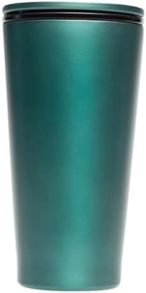 Chicmic Stainless Steel Slidecup 420 Ml Forest Green Bild 1