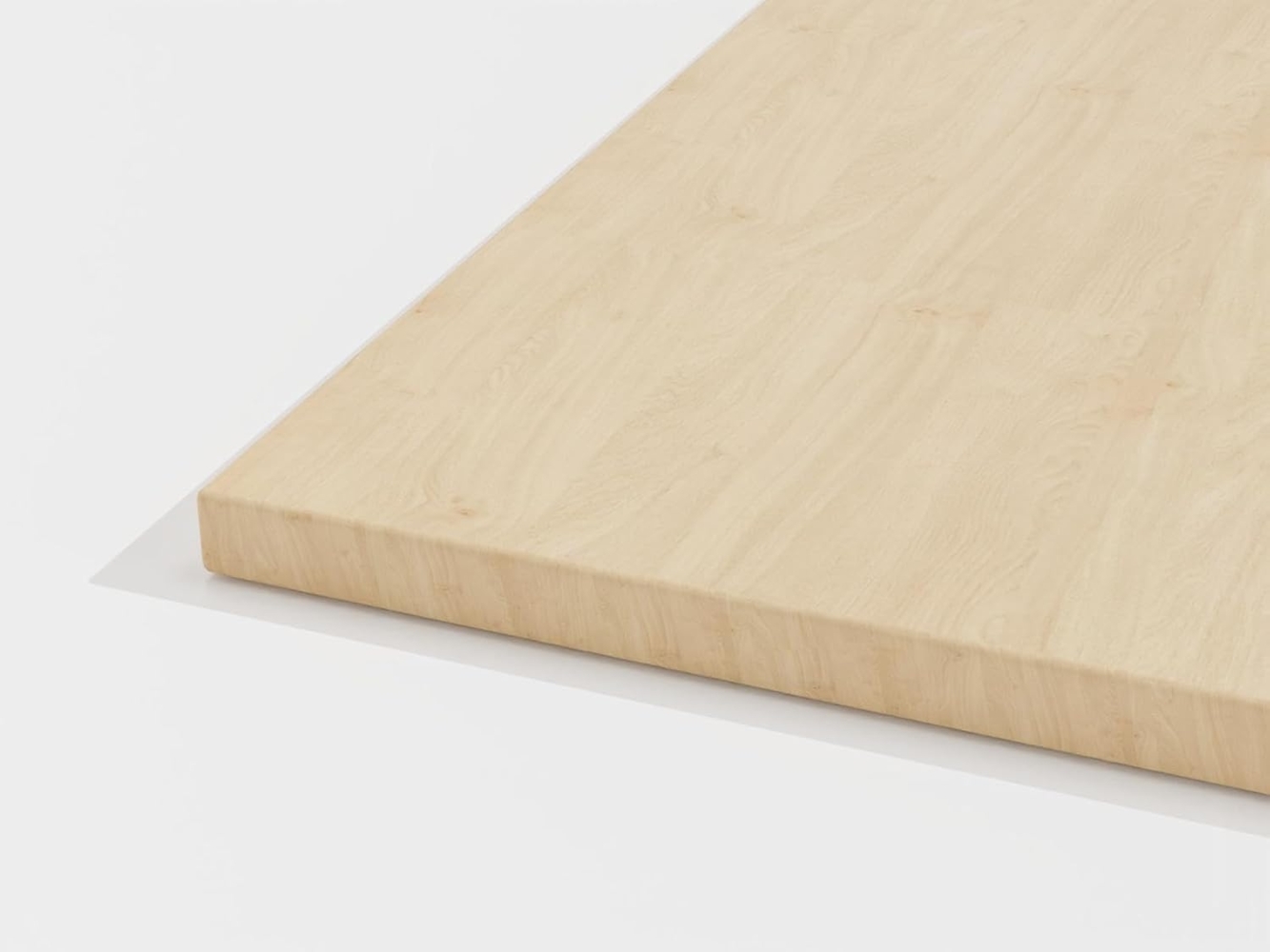 BISLEY Desktop, melaminharzbeschichtete MFC Tischplatte, mit 2 mm ABS Kante, DT251206005, H: 25 x B:1200 x T:600 mm, 014 ahorn Bild 1