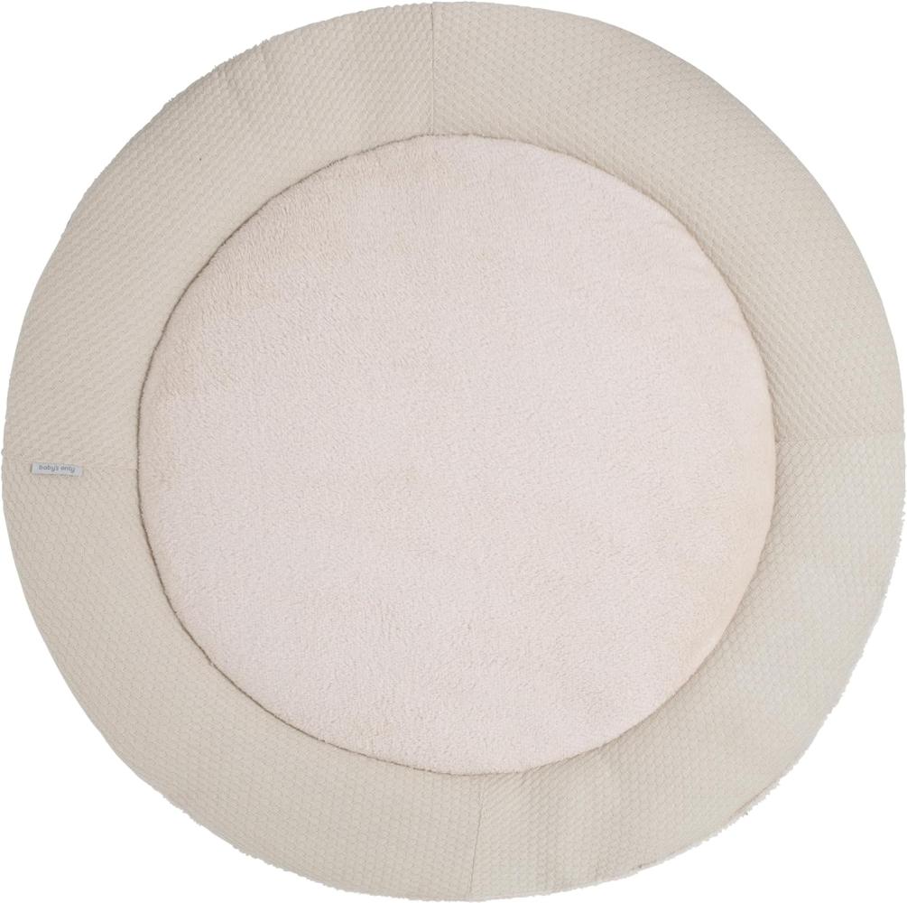 Baby’s Only Sky Laufstallteppich Rund Warm Linen 90 cm Beige Bild 1