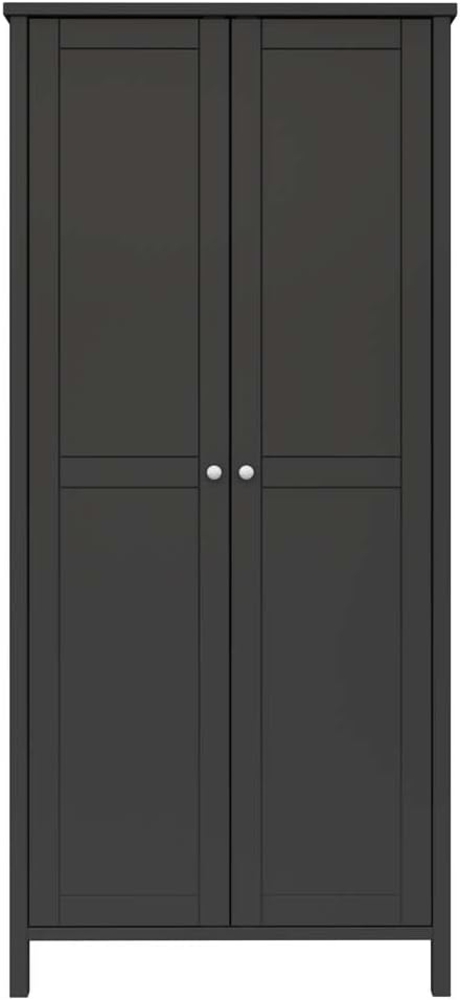 ebuy24 Kleiderschrank Tromsø Kleiderschrank 2 Türen kaffeefarben. Bild 1