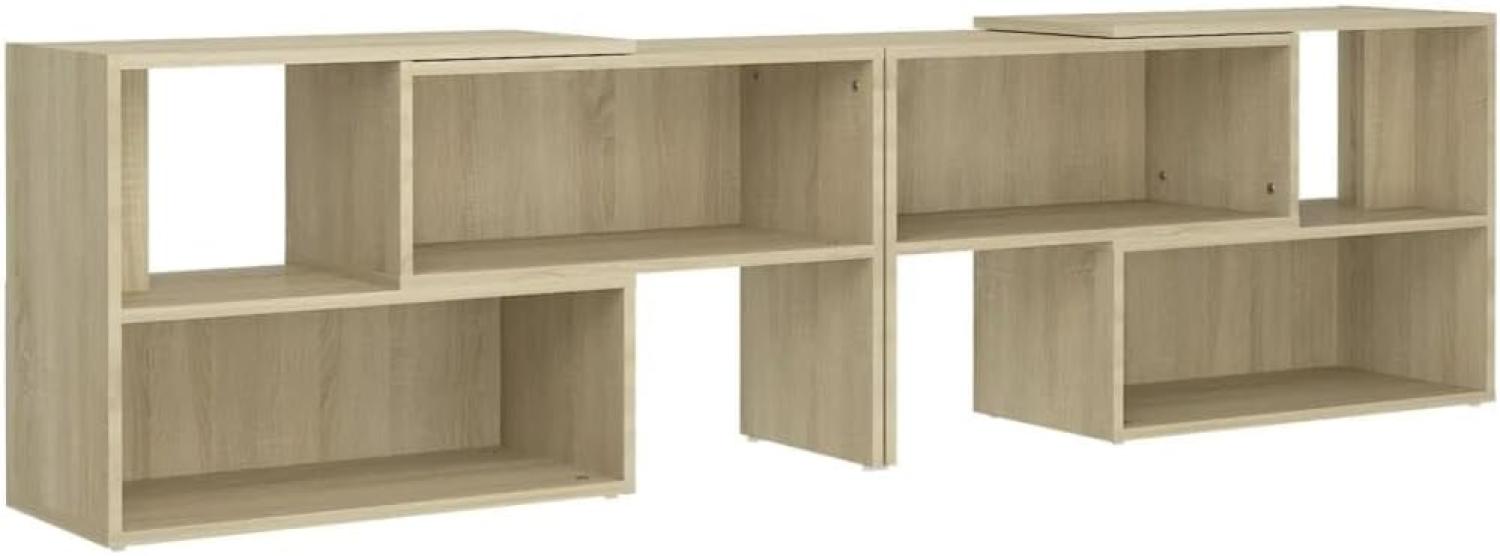 vidaXL TV-Schrank Sonoma-Eiche 149 x 30 x 52 cm Spanplatte Bild 1
