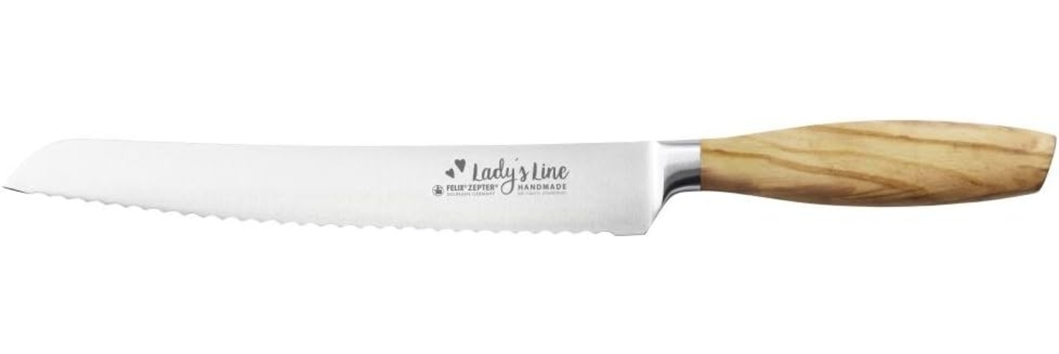 Felix Solingen Lady`s Line Olive Brotmesser 22cm (977222GB) Bild 1