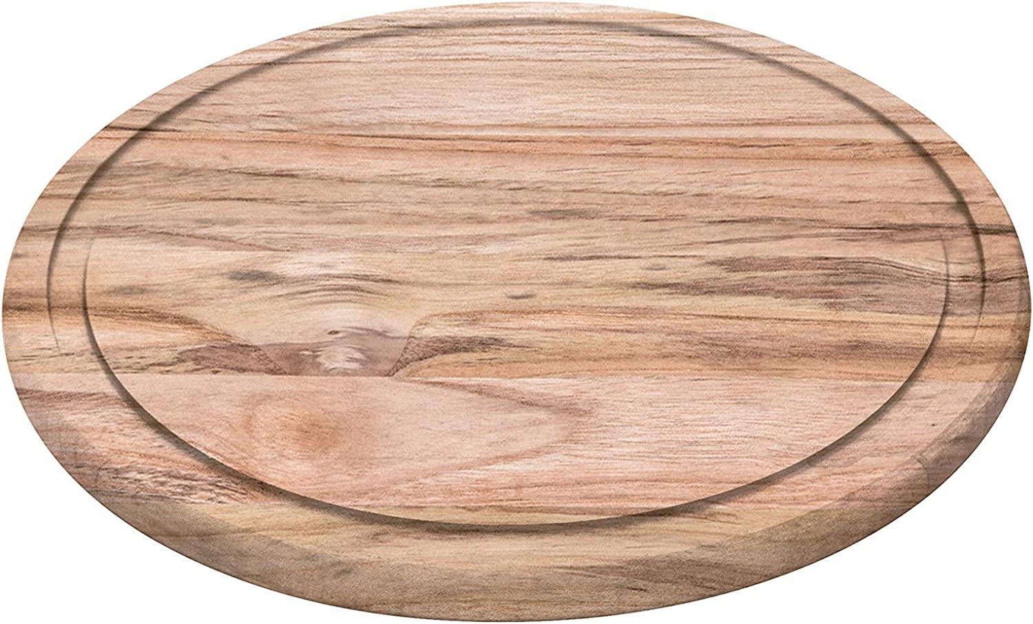 Steak- & Servierplatte Teak Natur Ø 26 cm - Tramontina Bild 1