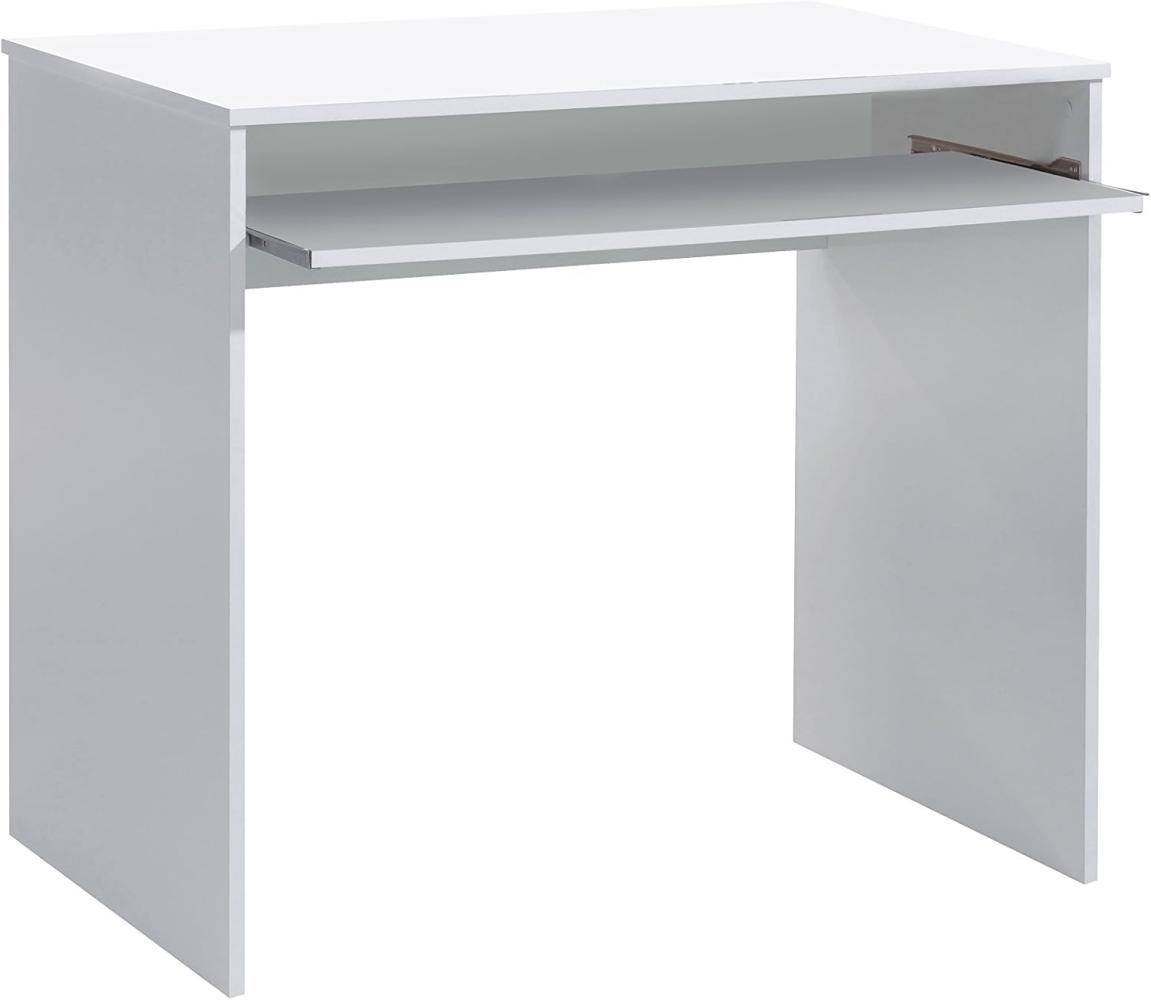 Habitdesign 002314BO - Computertisch, Gloss White, 90 x 54 x 79 cm Bild 1