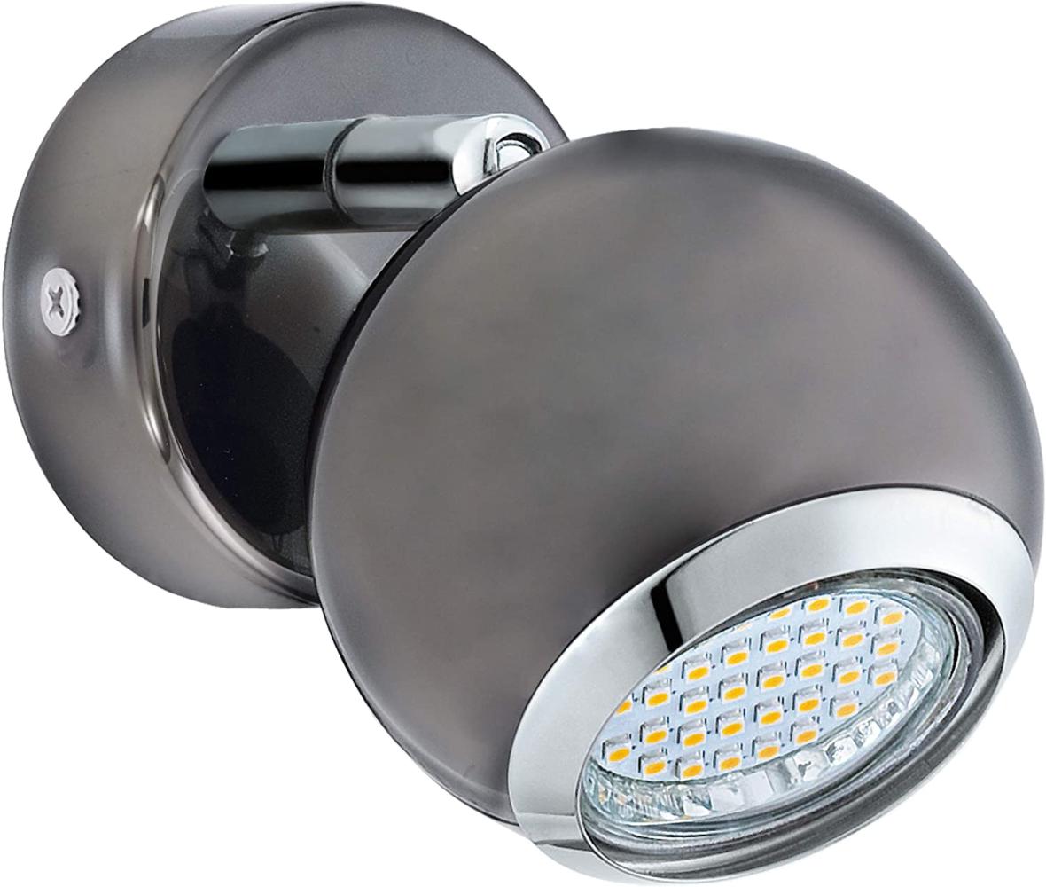 Eglo 31005 Spot LED BIMEDA Stahl nickel-nero, chrom, GU10-LED max. 1X2,8W Ø7cm 3000K Bild 1