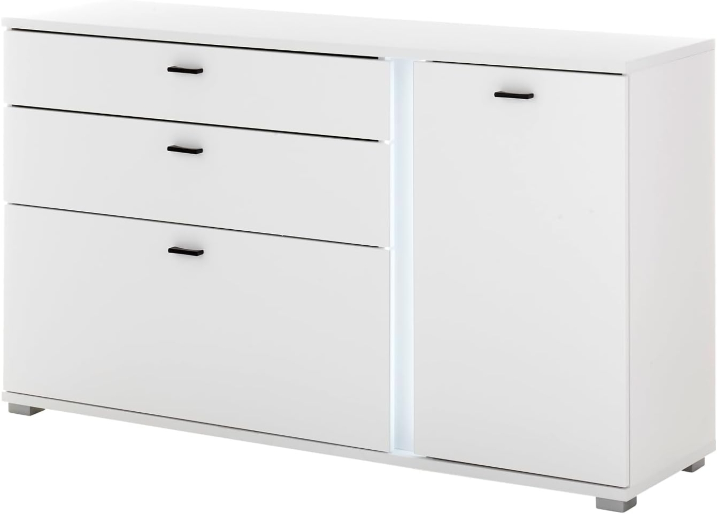 Sideboard Bellport in weiß matt 150 cm Bild 1