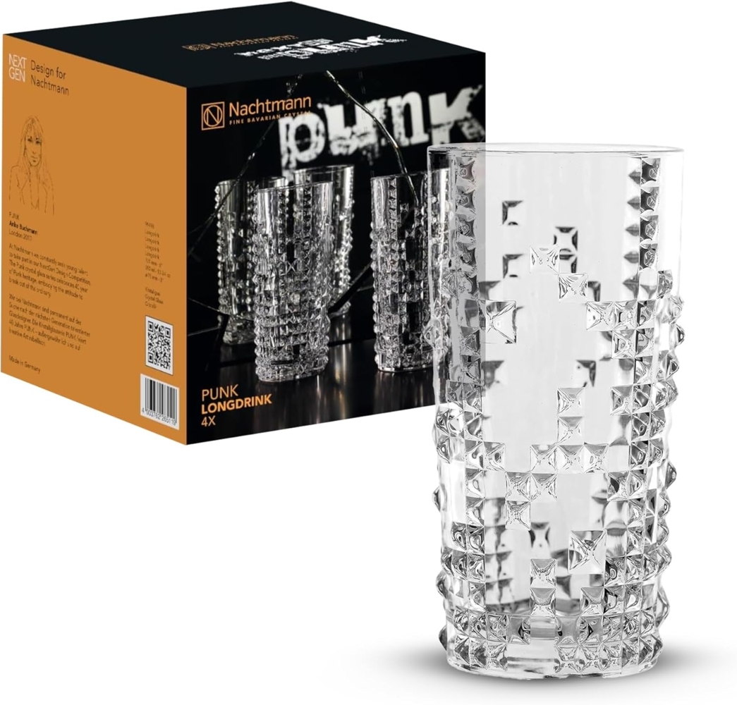 Nachtmann Longdrinkgläser Punk 390 ml 4er Set Bild 1