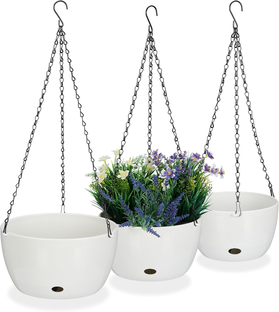 Blumenampeln mit Wasserspeicher 3er Set 10045322 Bild 1