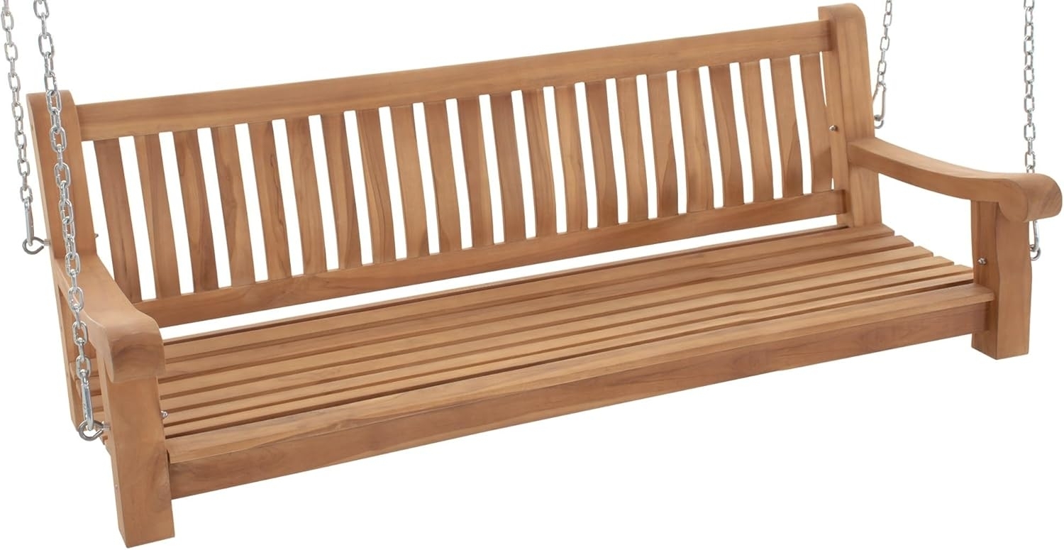 CLP Schaukelbank Joyce Teakholz wetterfest,teak 180 cm Bild 1