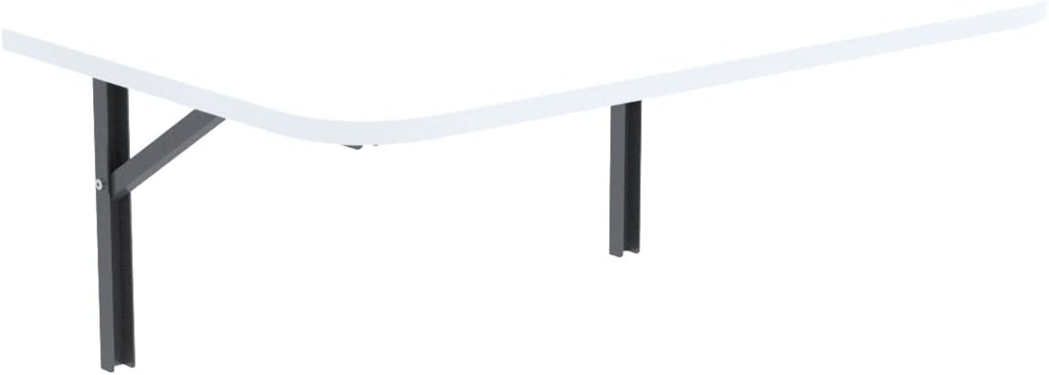 AKKE Klapptisch, Wandklapptisch mit abgerundete Ecken für Küche Kinderzimmer klappbar Bild 1