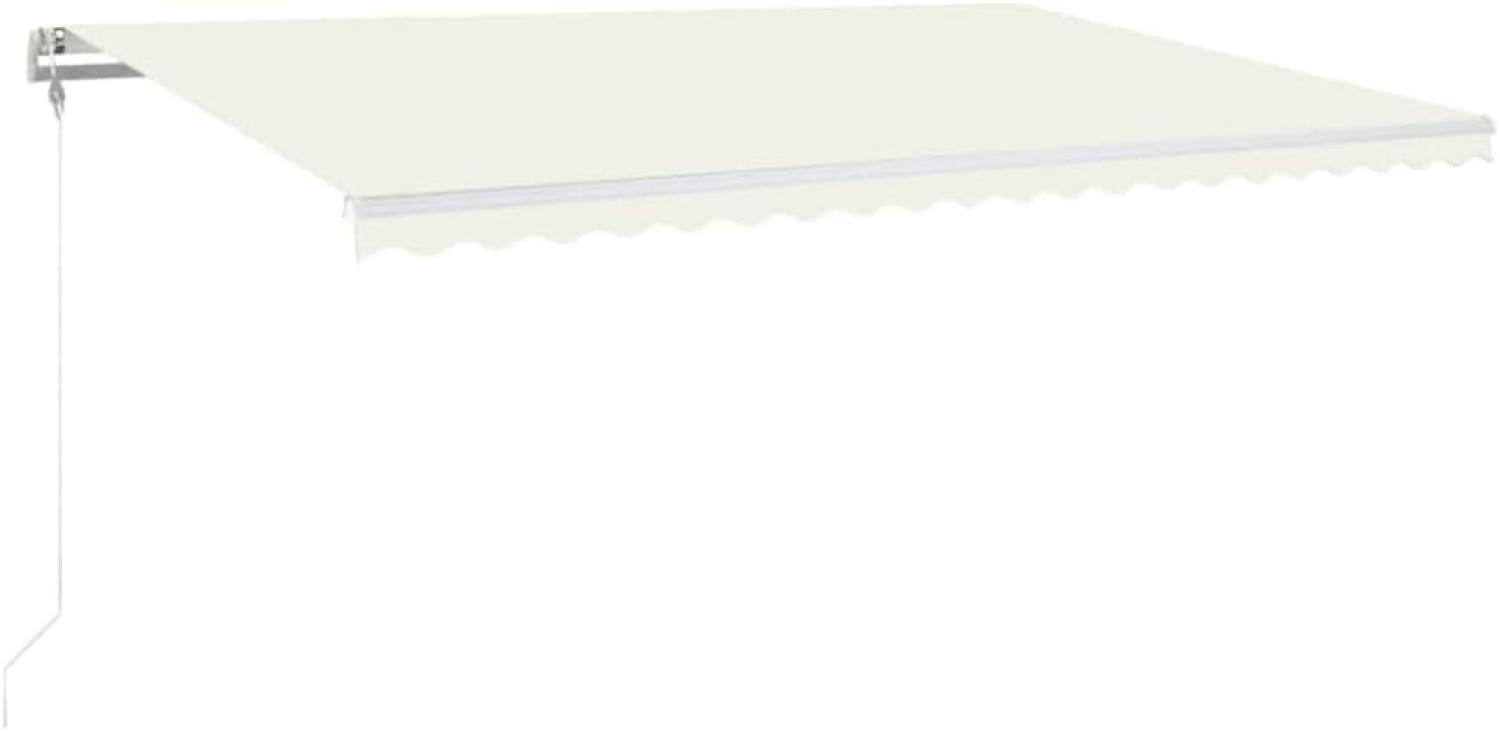 vidaXL Markise Automatisch Einziehbar 500x350 cm Creme 3069027 Bild 1