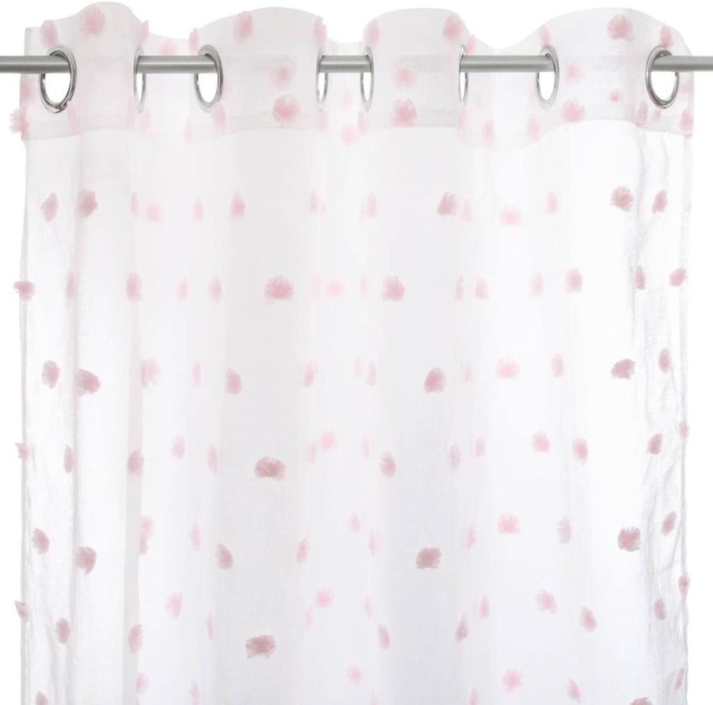 Fenstergardine für Kinderzimmer, rosa, 140 x 240 cm, Atmosphera Créateur d'intérieur Bild 1