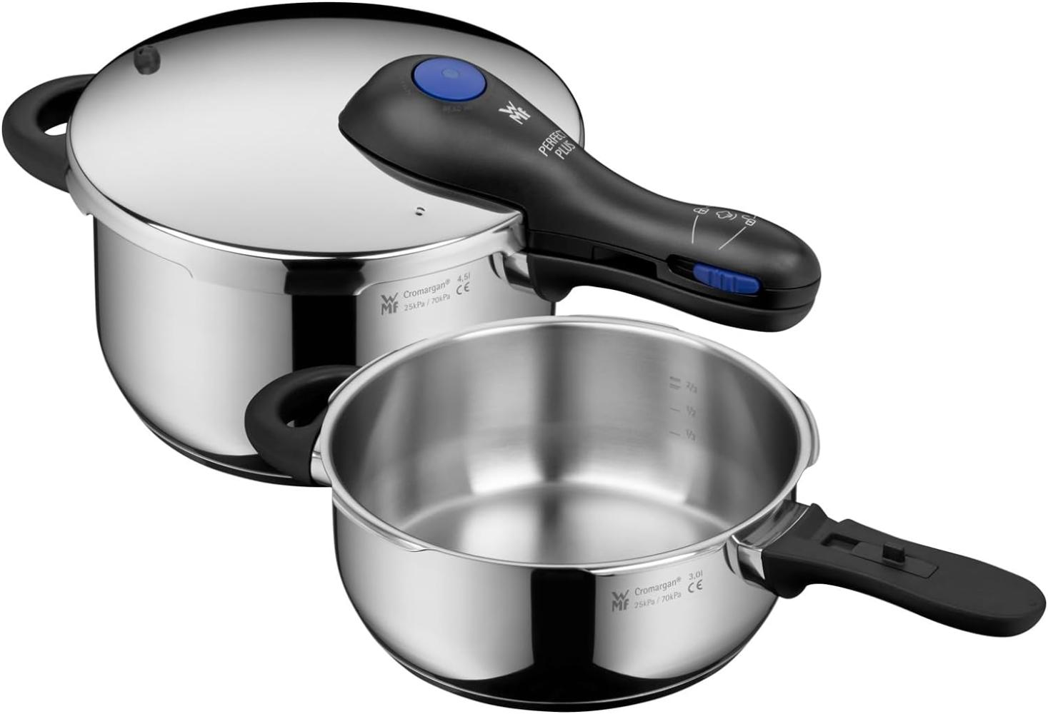 WMF Perfect Plus One Pot Schnellkochtopf-Set, 4,5 und 3,0 Liter 1512001181 Bild 1