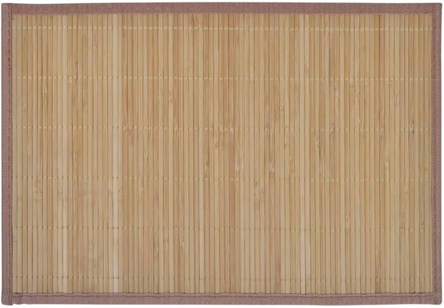6 Bambus-Platzdeckchen 30 x 45 cm Braun 242108 Bild 1