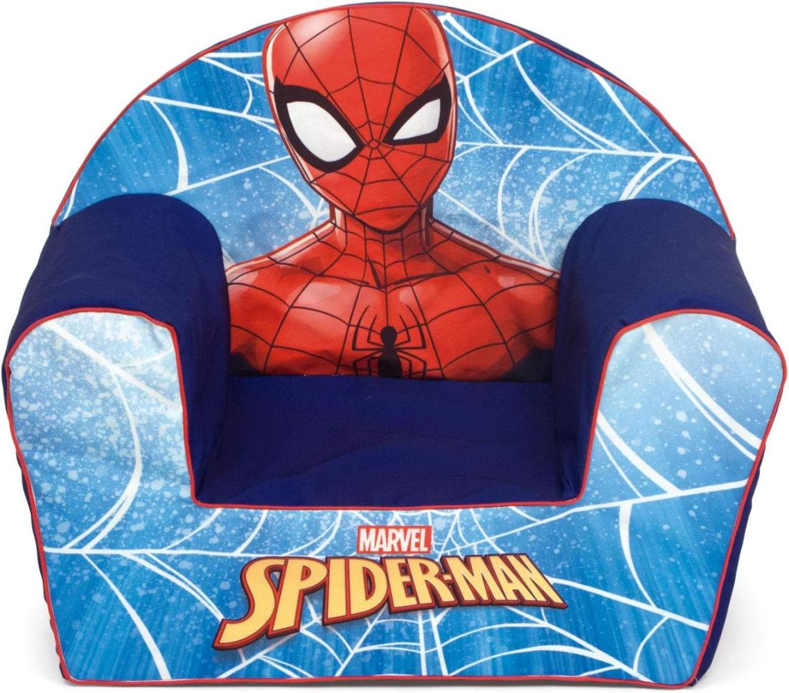 Sessel Spider-Man junior 42x52 cm Schaumstoff blau Bild 1