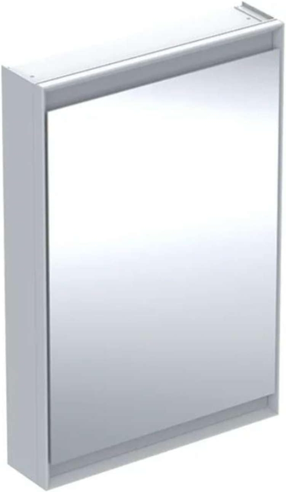 Geberit ONE Spiegelschrank mit ComfortLight, 1 Tür, Aufputzmontage, Aluminium eloxiert, 60x90 cm, 505.81, Ausführung: Anschlag rechts - 505.811.00.1 Bild 1