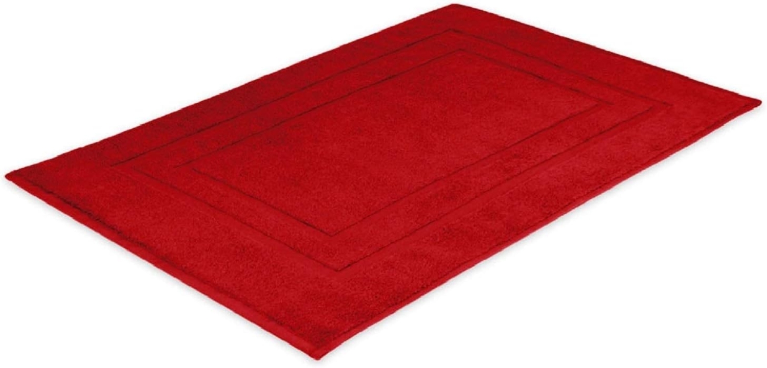 Badvorleger Frottier 700 g/m² 50 x 80 cm Rot Bild 1