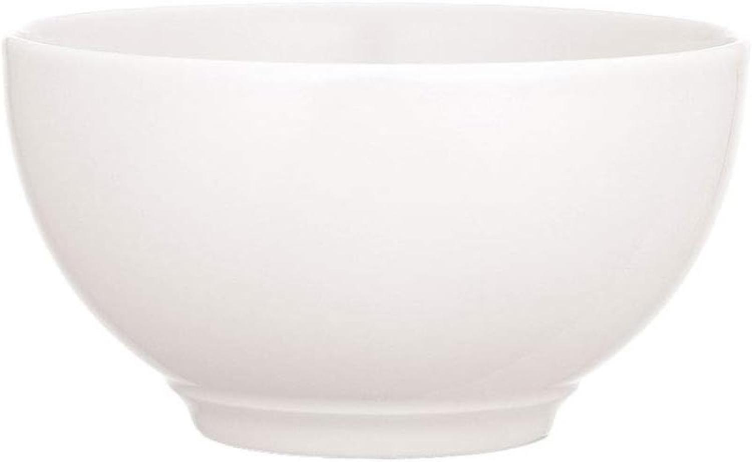 Villeroy und Boch - Twist White Bol Set 6tlg, klassisches Schalen-Set für Müsli/Salate/Desserts, Premium Porzellan, weiß, spülmaschinengeeignet, 650 ml Bild 1