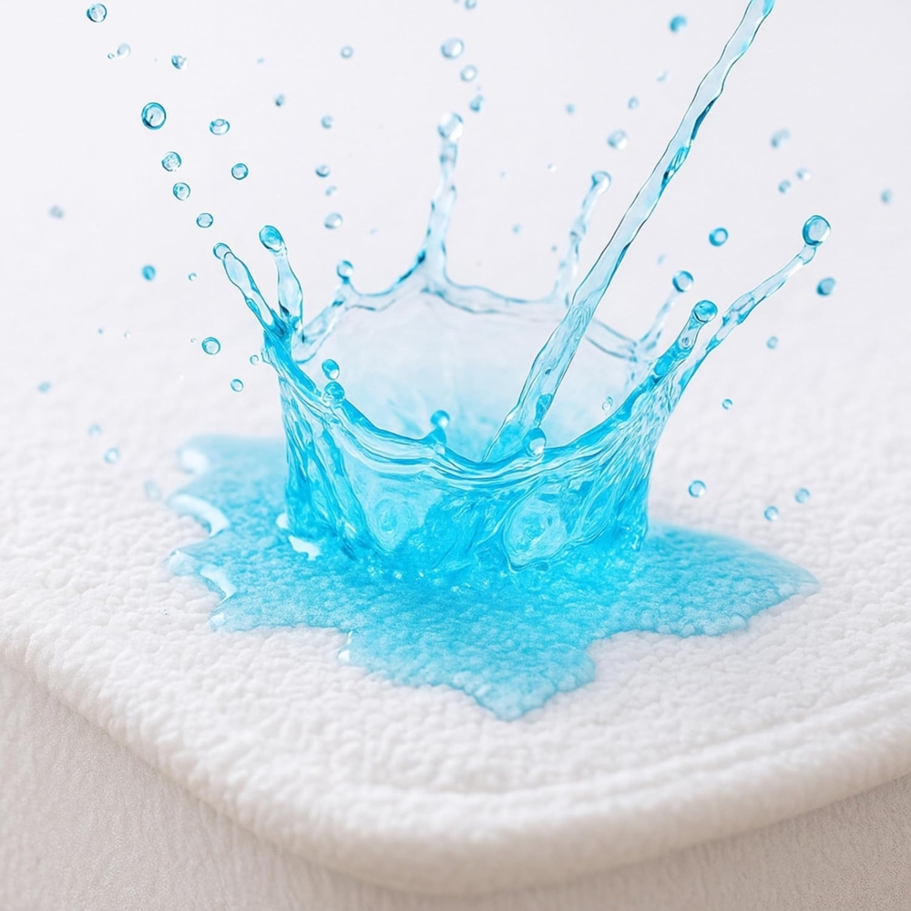 Dudu N Girlie Matratzenschoner für Kinderbett, 100% wasserdicht, Frottee Bild 1