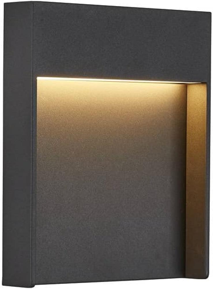 SLV Leuchte 1002952 FLATT Outdoor LED Wandaufbauleuchte 3000K IP65 anthrazit Bild 1