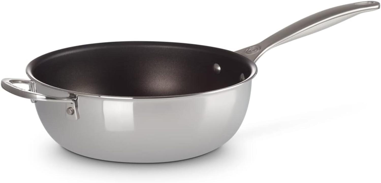 Le Creuset 3-Ply Plus Sautépfanne Antihaft 24 cm - 20 bis 24 cm Bild 1