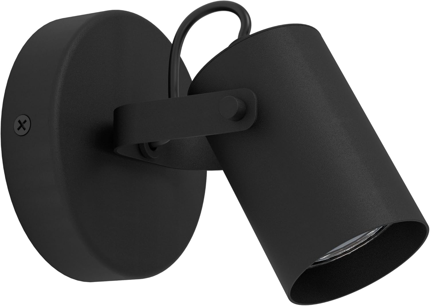 Eglo 900331 Spotleuchte SOREGO GU10 1X3W Stahl schwarz L:11cm B:10. 5cm H:12cm dimmbar Bild 1